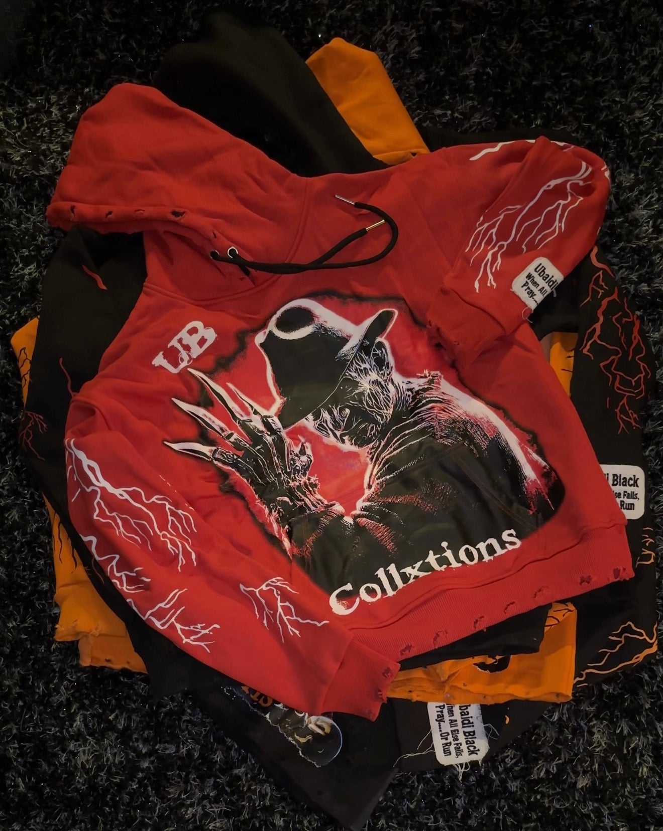 Red Freddy Claw hoodie